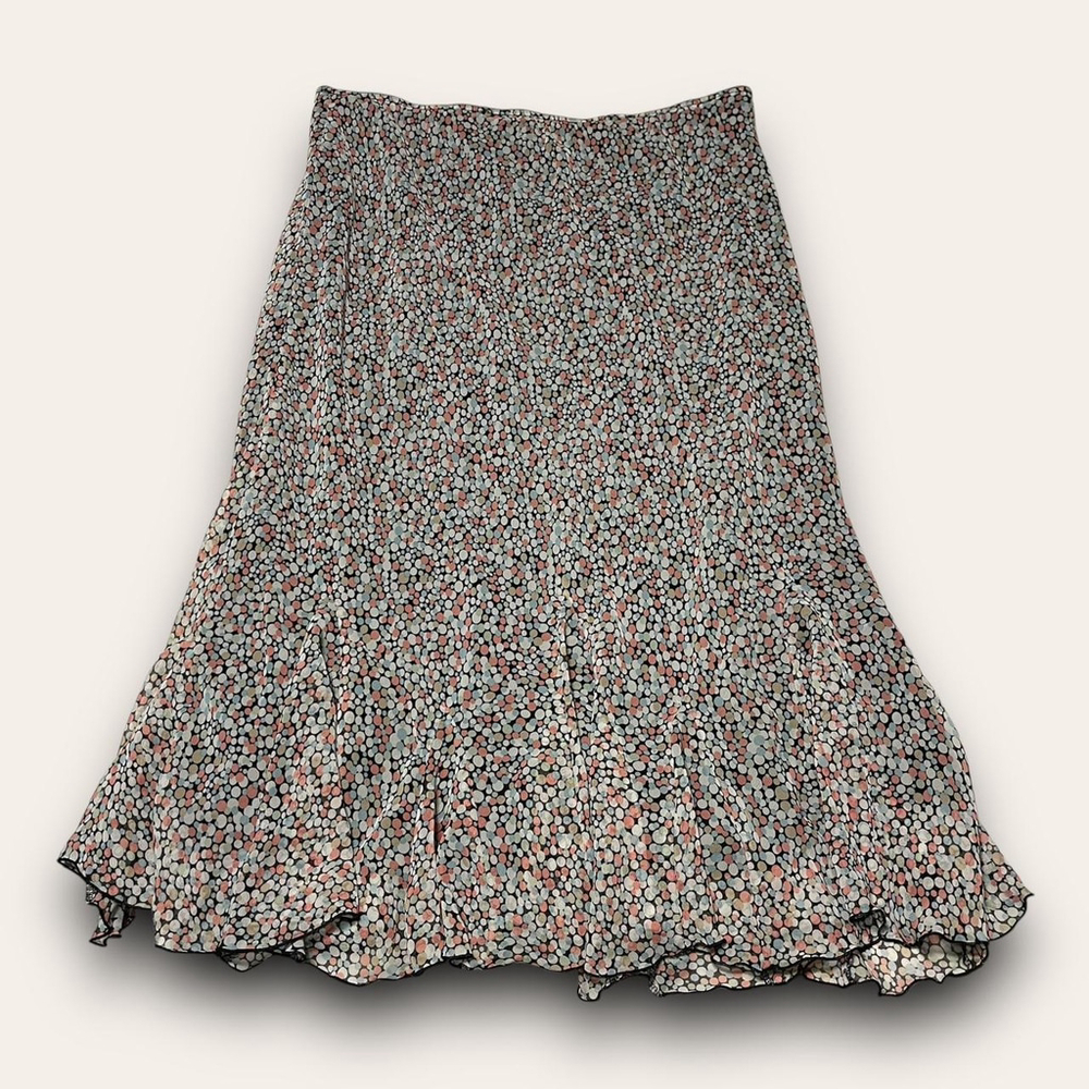 Y2K Polka Dot Midi Skirt East 5th Size 14 Twee Retro Downtown Girl - Picture 6 of 6
